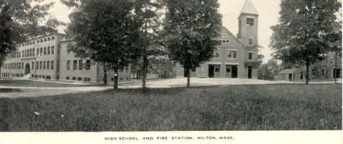 Milton High School and the Central Fire Station