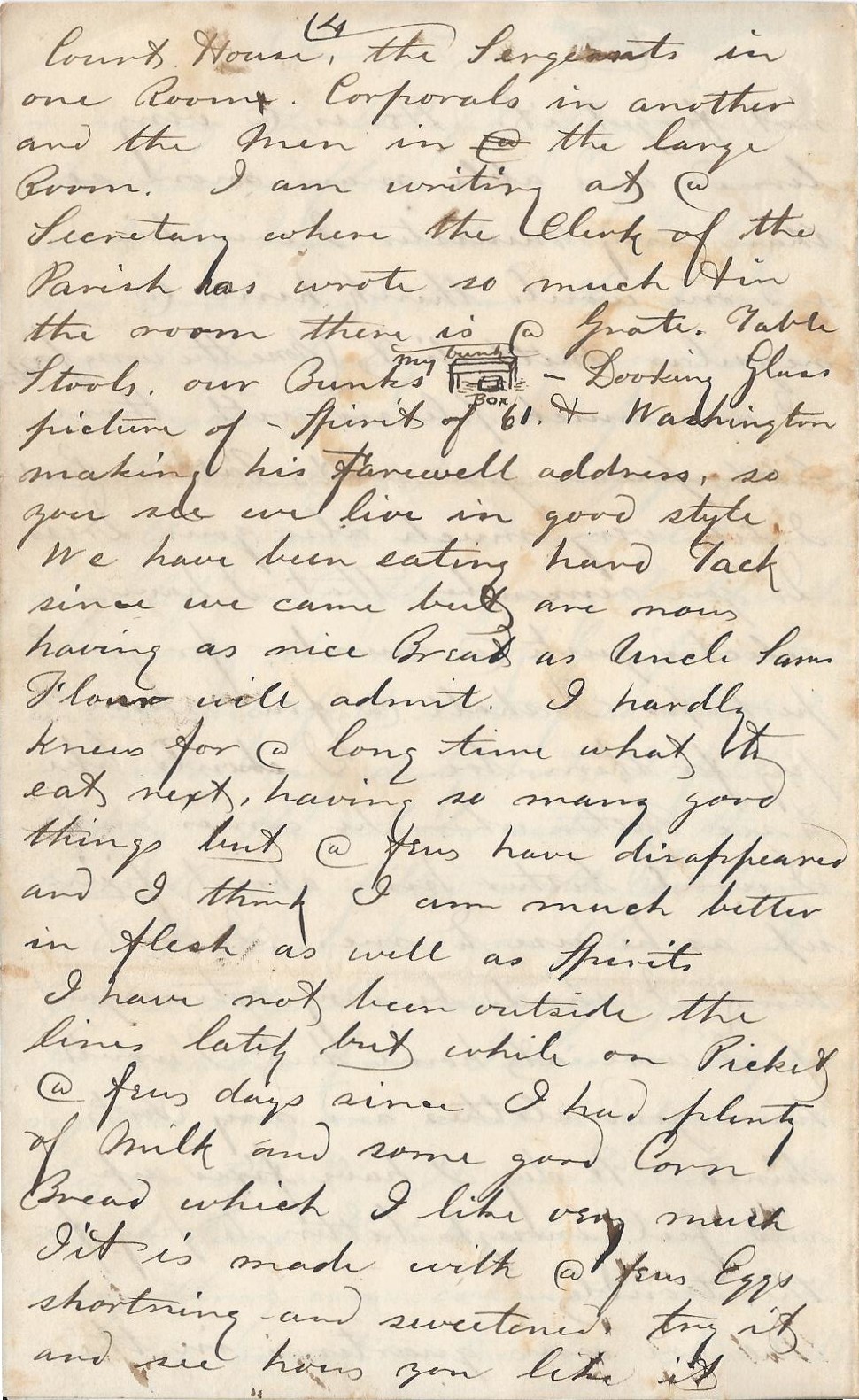 Nov 22, 1863 letter from George Henry Moulton to his mother, page 4
