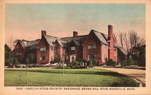 Brush Hill Residence postcard