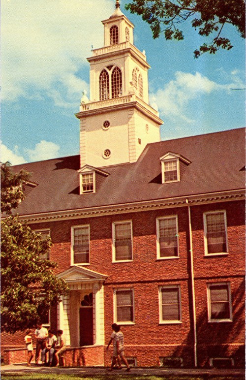 postcard of Curry College