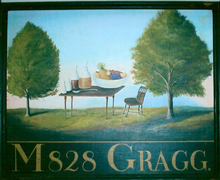 Moses Gragg Blue Hill Tavern Sign (reproduction)