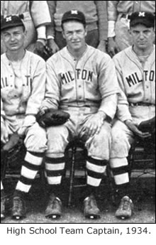 High School Team Captain, 1934